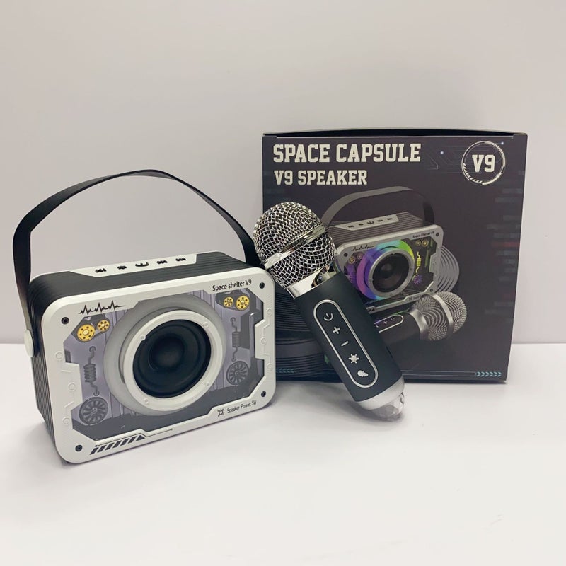 New Model Karaoke Bluetooth Speaker For Home Use, Wireless Ktv Colorful Speaker With Microphone For Outdoor Singing - Image 5